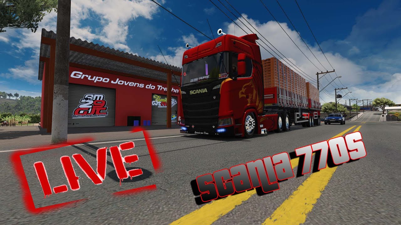 🛑ETS2 1.57 - SCANIA 770S NO PUXE DO BITREM NO MAPA ELDORADO PRO🛑 LOGITECH G920 #ets2
