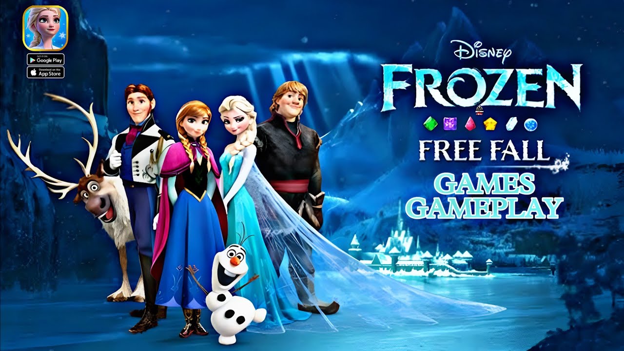 Disney Frozen Free Fall Games Gameplay