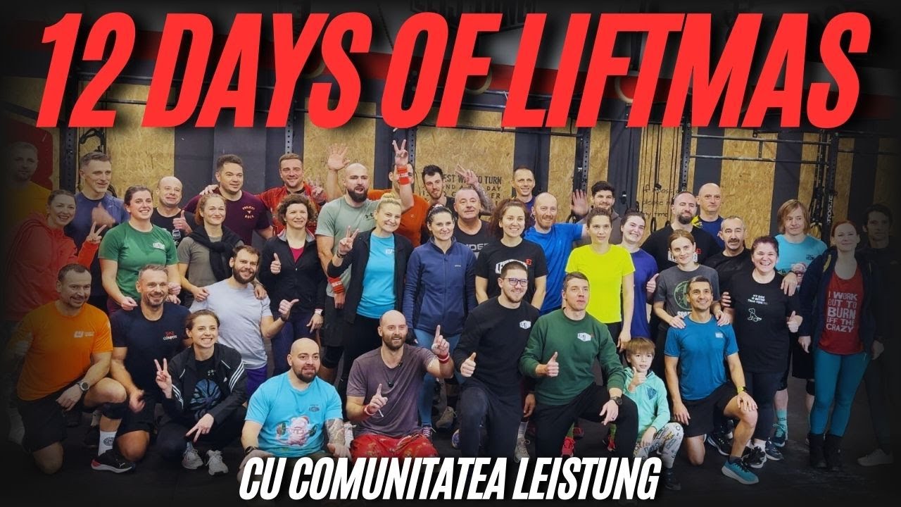 CE FAC ca să MĂNÂNC ORICE de CRĂCIUN🏋️‍♂️12 DAYS of LIFTMAS