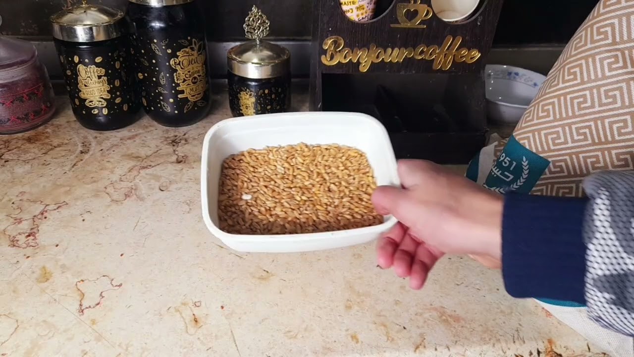 طريقة تحضير القمح المنقوع للعصافير