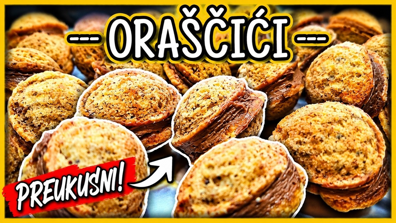 ORA&Scaron;ČIĆI - sitni božićni kolači | Tope se u ustima!