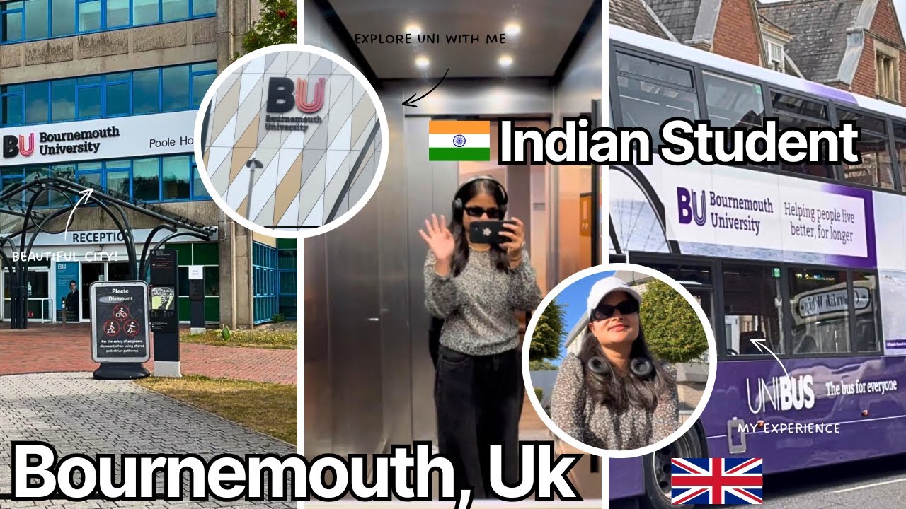 🇬🇧#Bournemouth University Campus Tour||#Indian student 🇮🇳