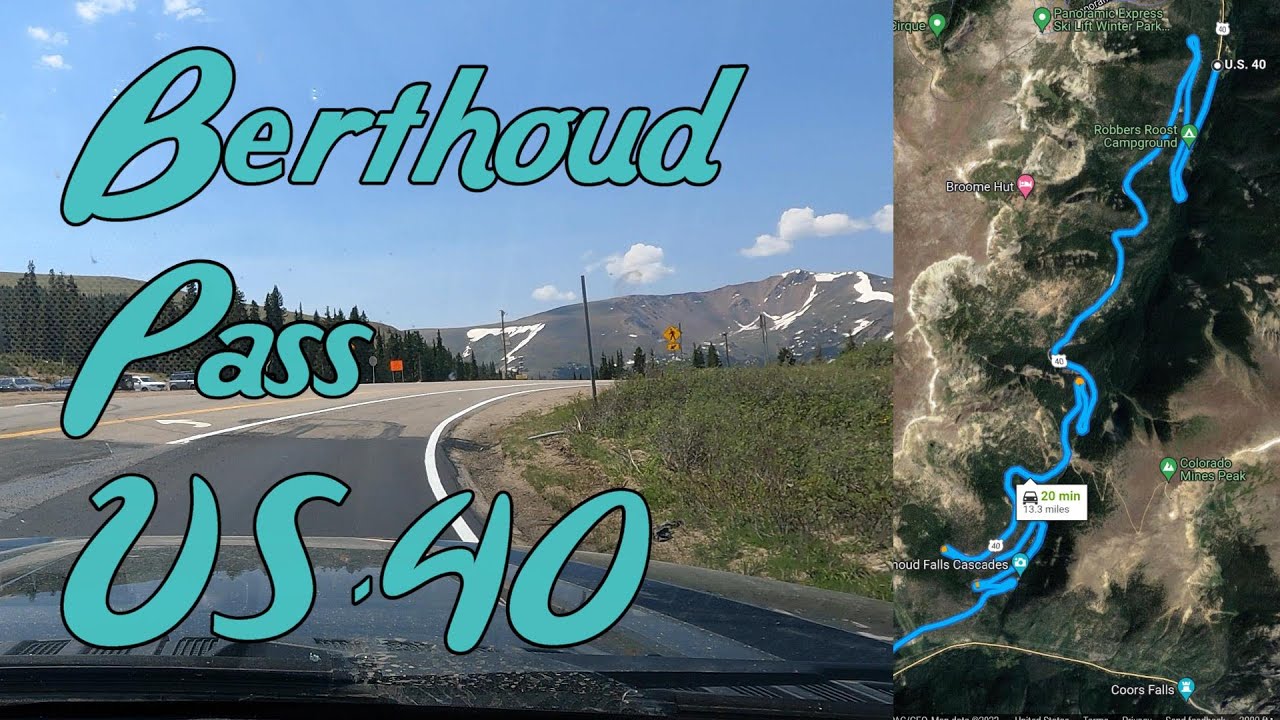 Berthoud Pass CO | US - 40 | Scenic Drives 4K