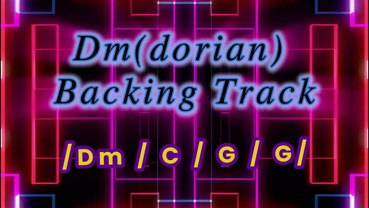Dm (dorian) Backing Track #funky #pentatonicscale #dorianmode #backingtrack