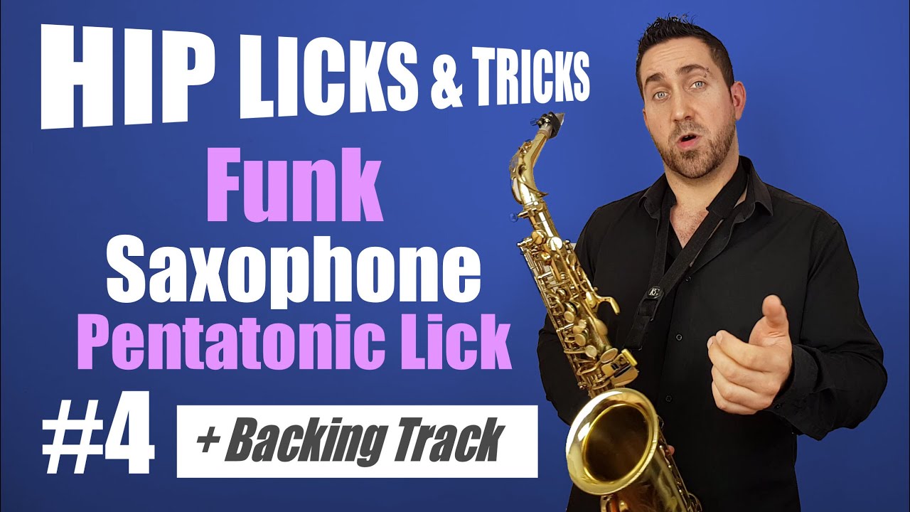 Hip Licks and Tricks #4 - Funk Pentatonic Lick - 🎷 Saxophone Lesson 🎷 by Paul Haywood