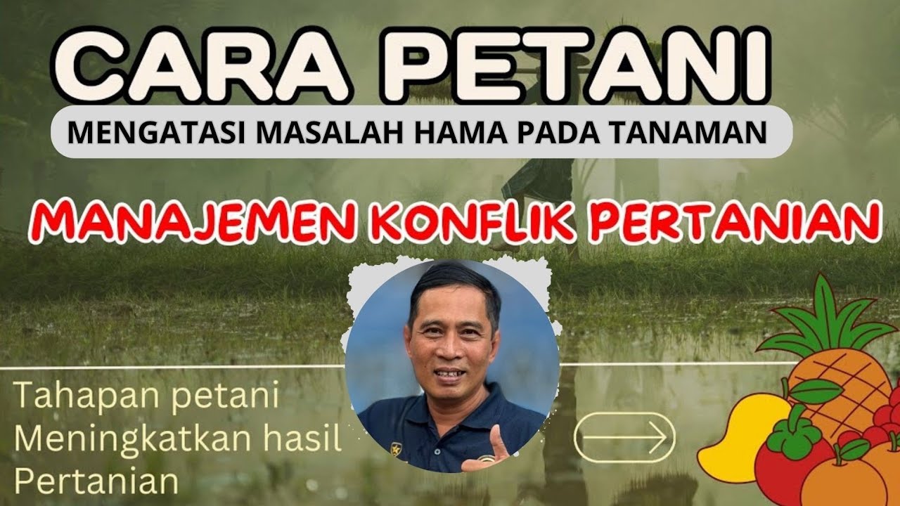 MANAJEMEN KONFLIK PERTANIAN PART 2 #  BAYU DININGRAT   #beritaterkini #bayusehatmandiri #petani