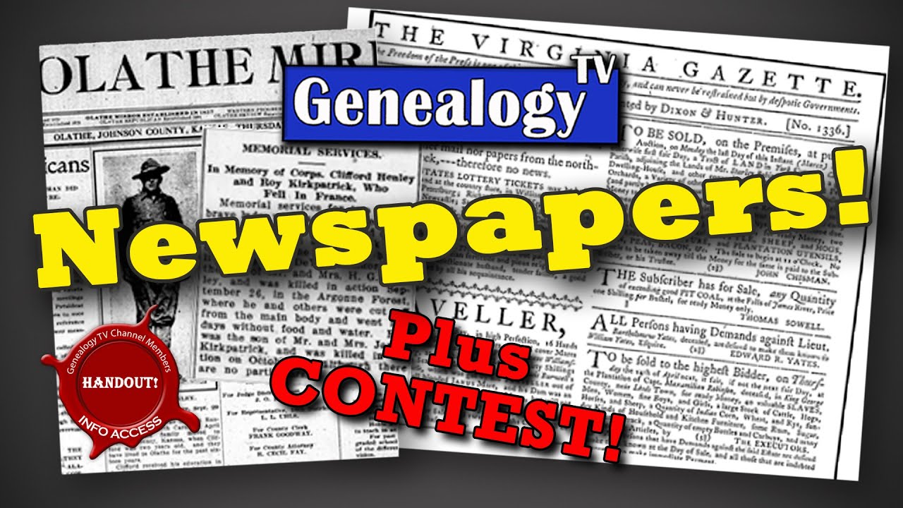How & Where to Research Newspapers for Genealogy and Family History