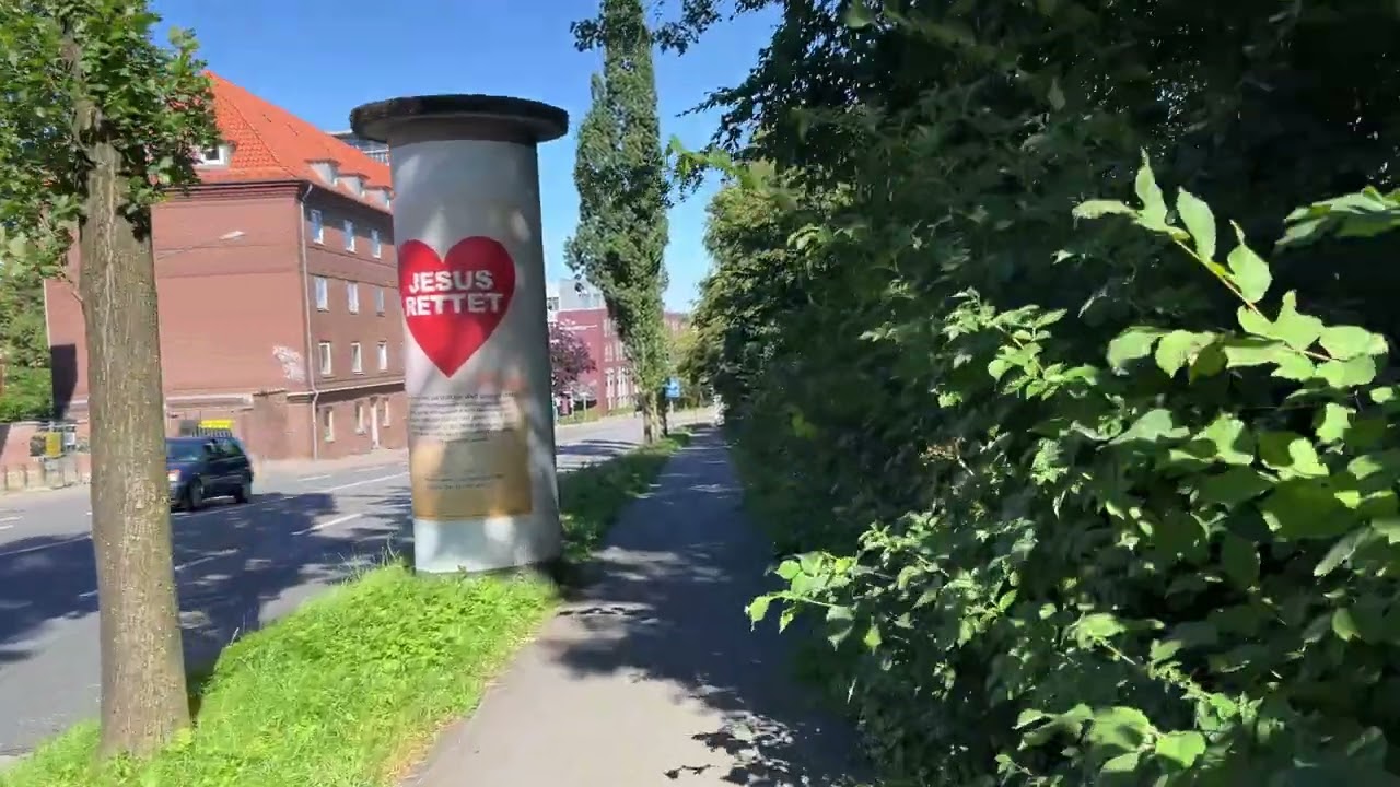 Flensburg City Walk in 4K | Relaxing Evening Stroll 🚶‍♂️✨