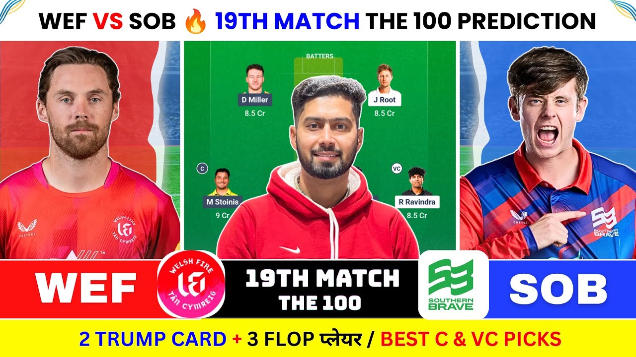WEF vs SOB Dream11 Prediction, WEF vs SOB Dream11 Team, WEF vs SOB Today Match Prediction 