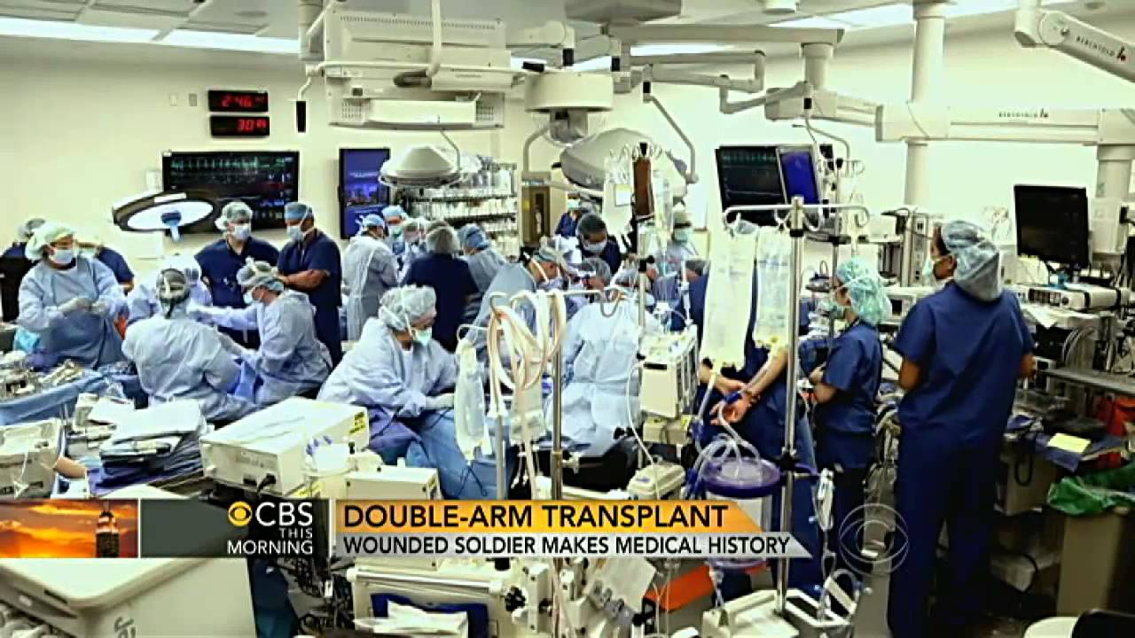 Double-arm transplant: Soldier gets second chance