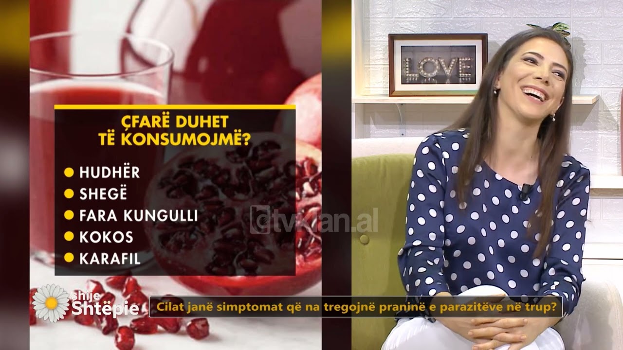 Shije Shtëpie - Cilat janë simptomat që na tregojnë praninë e parazitëve në trup?