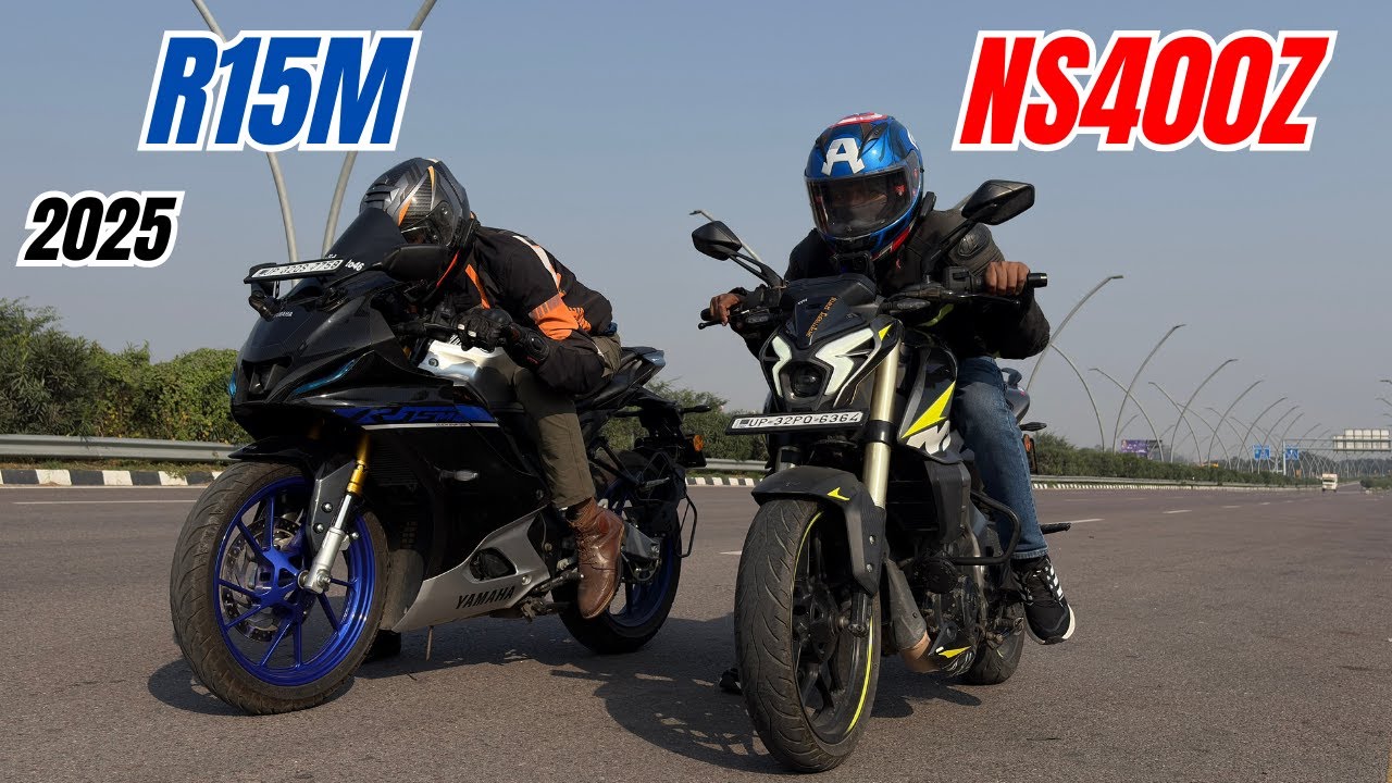 NS400Z vs R15M Performance Test