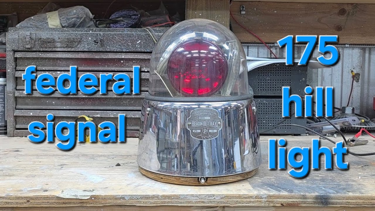 175 hill light, gets new dome, bulbs, and a cleaning 