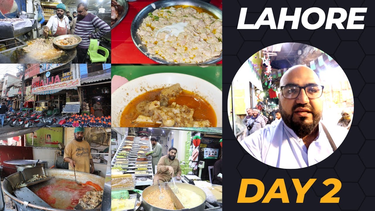 LAHORE  PUNJAB TIKKA 130 YEAR OLD RESTAURANT - QAWALI NIGHT - PAKISTAN FOOD - TOUR - PHAJJA PAYA