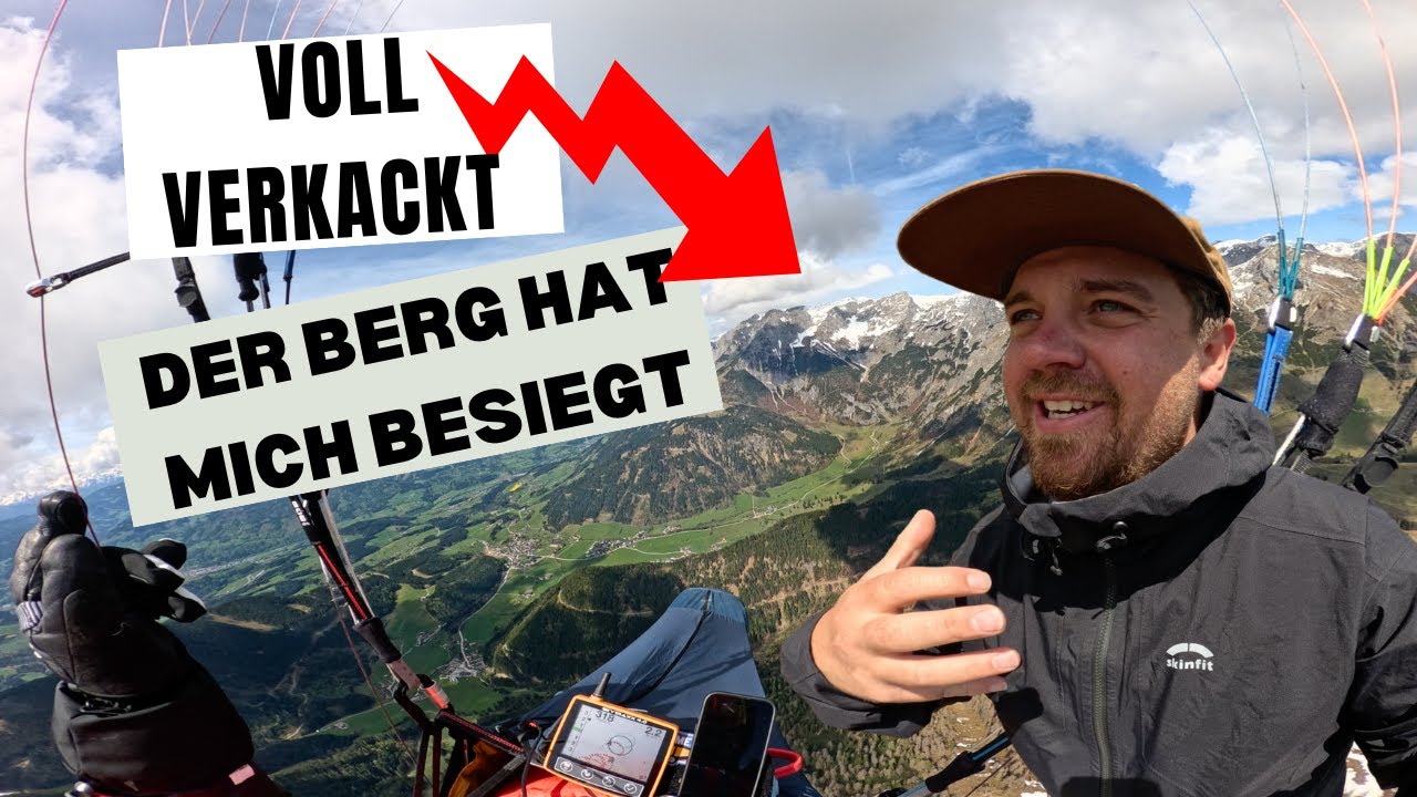 Voll Verkackt 🪂🏔️Der Berg hat mich besiegt - H&F Bischling