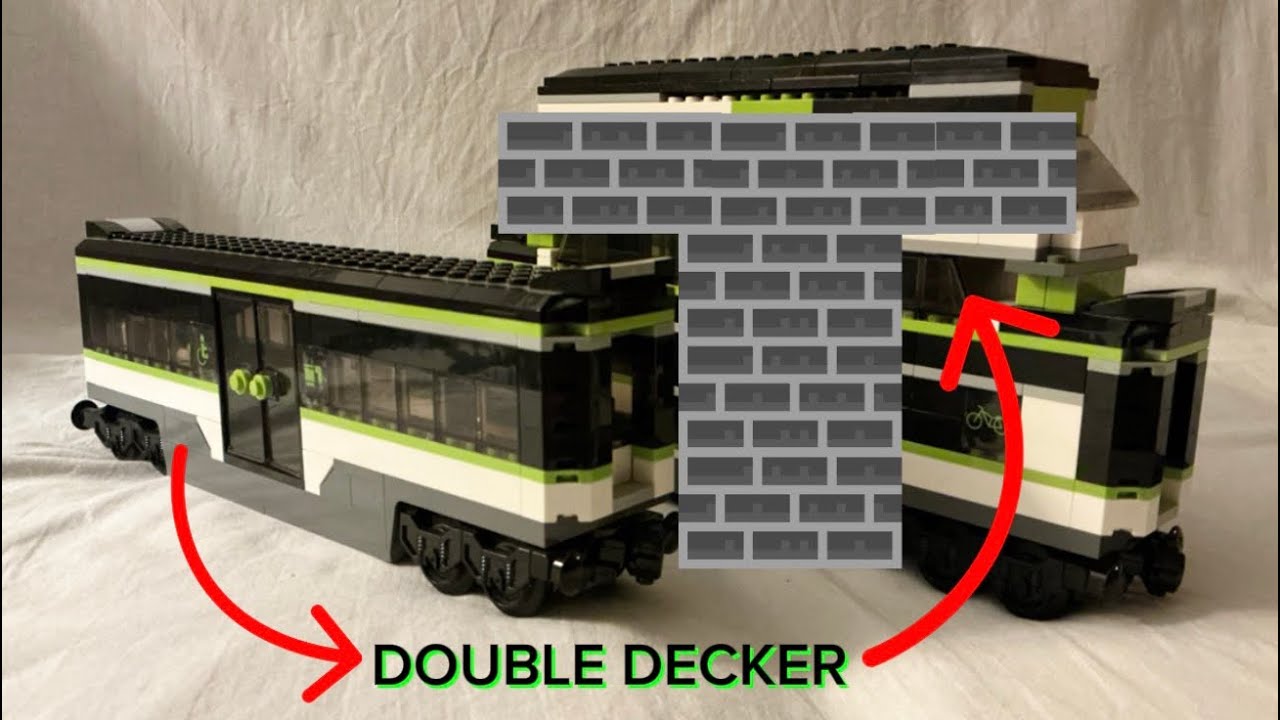 LEGO: I Built a double decker first but now… TRIPLE DECKER LEGO Train Car