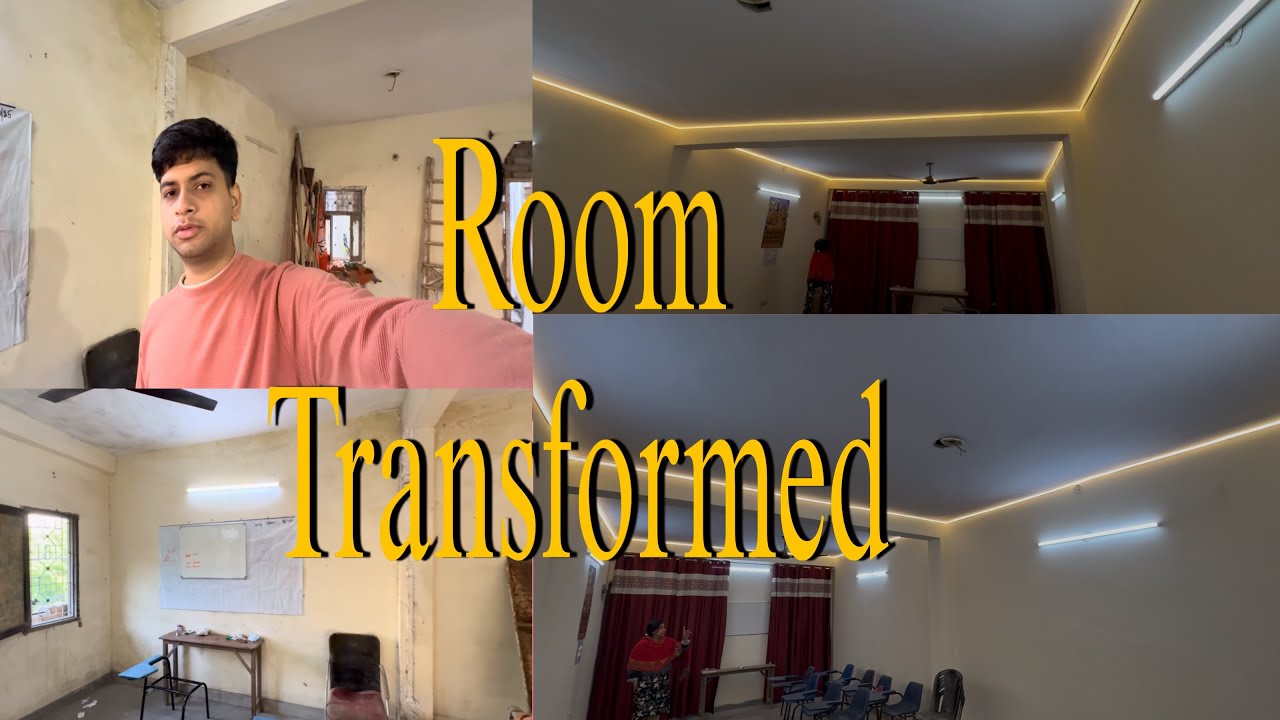 Transforming a old ugly room into a luxurious one part one