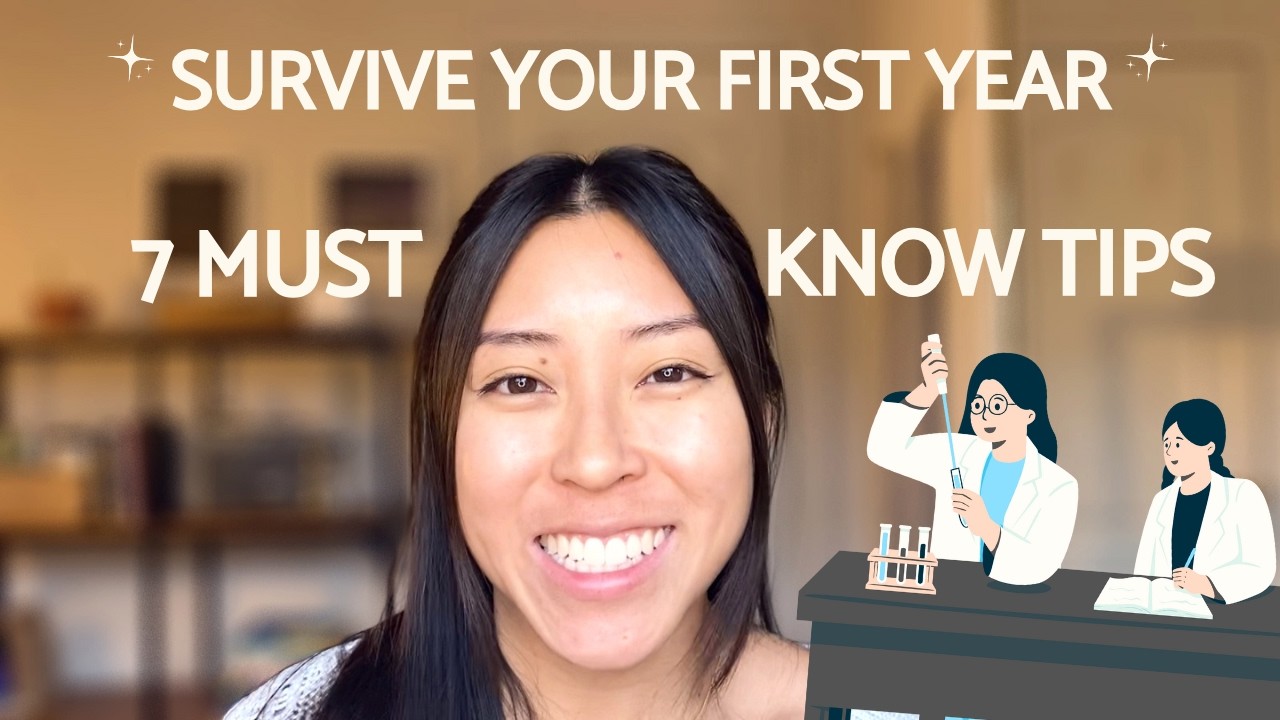First year PhD advice | 7 things to do EARLY in first year of a PhD (US PhD)