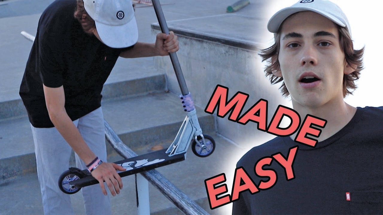 HOW TO FRONT BOARD A SCOOTER!