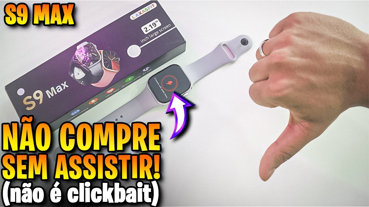 TODA VERDADE Smartwatch S9 MAX! NÃO COMPRE ANTES DE ASSISTIR (não é clickbait)