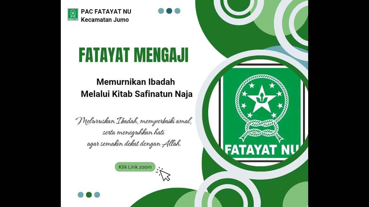 Fatayat Mengaji ke-8 : Rukun Islam_Shalat (27 Januari 2026)