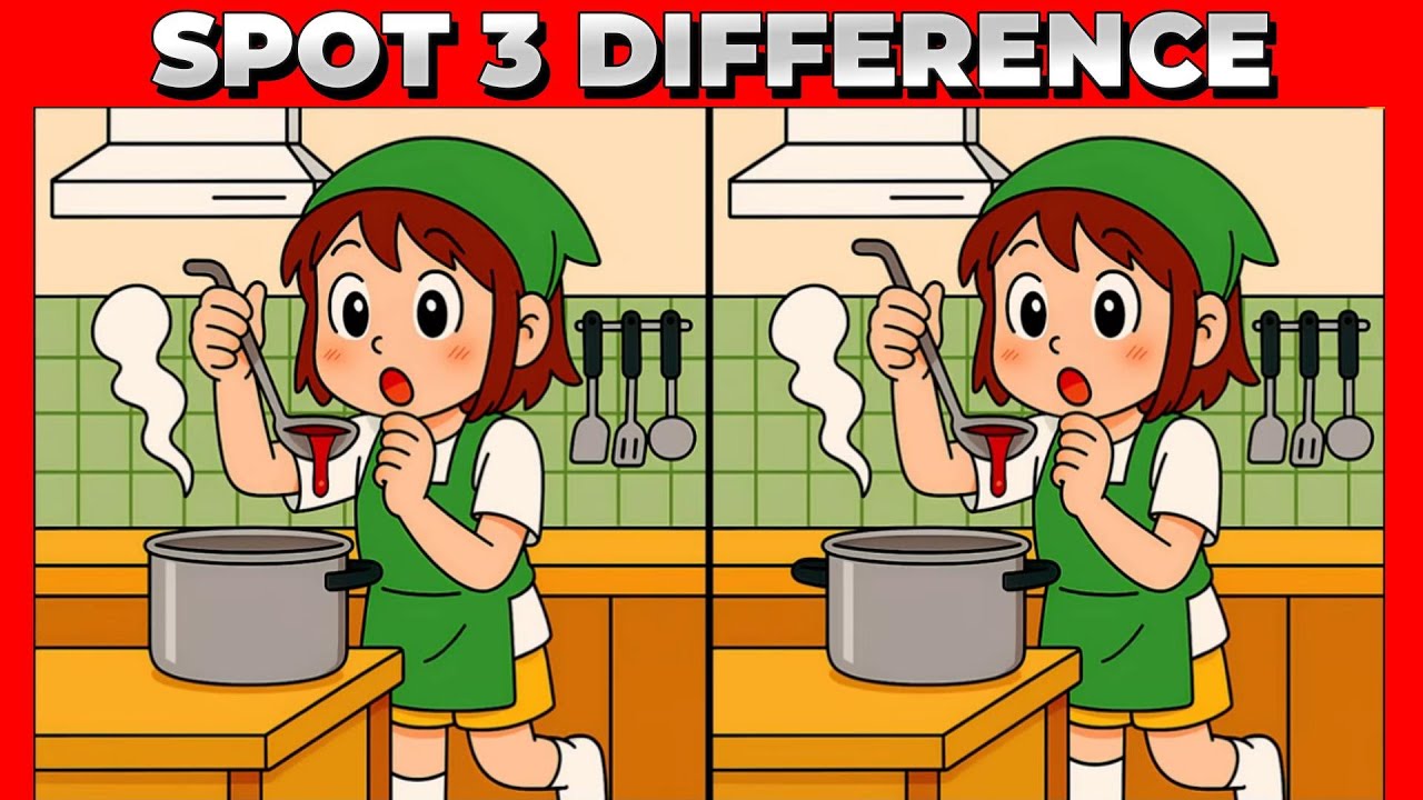 Find the 3 Differences Before Time Runs Out ⏳ (Hard Challenge) | Dream Line Studio 9
