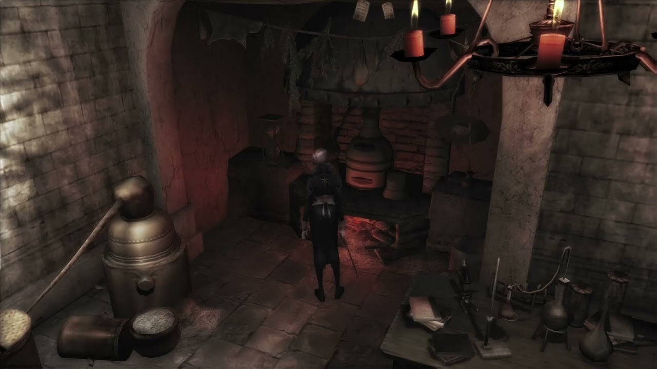Haunting Ground OST - Stalking Insanity | Extended + Fireplace
