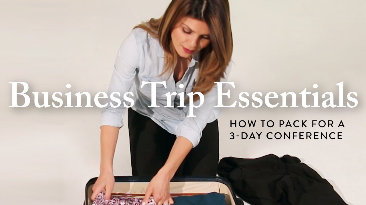 Business Trip Essentials: How to Pack for a 3-Day Conference