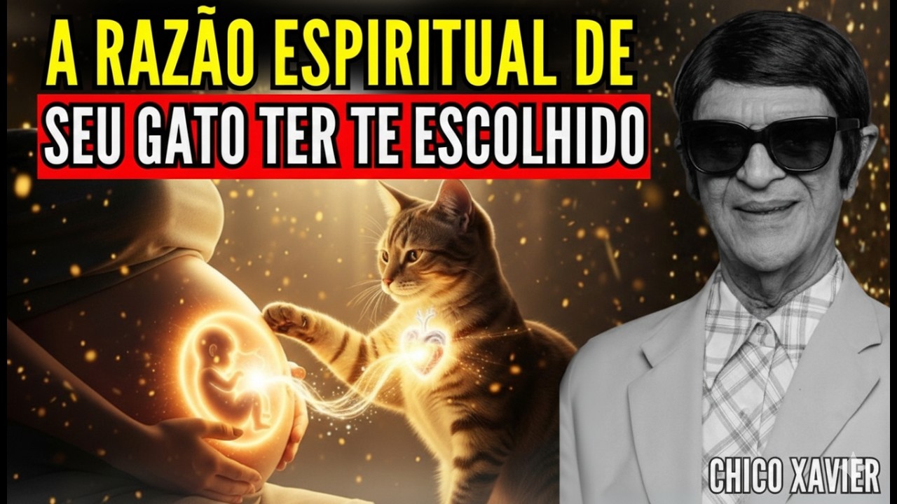 Antes de Nascer, Seu Gato Já Tinha Escolhido Você – Chico Xavier Explica Por Quê