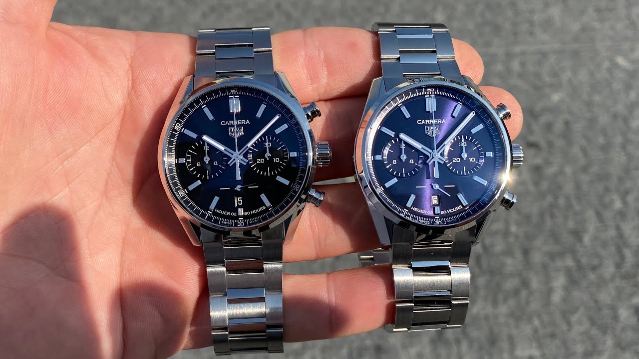 TAG Heuer Carrera 42 Chronograph Heuer 02 Black & Blue (2020)