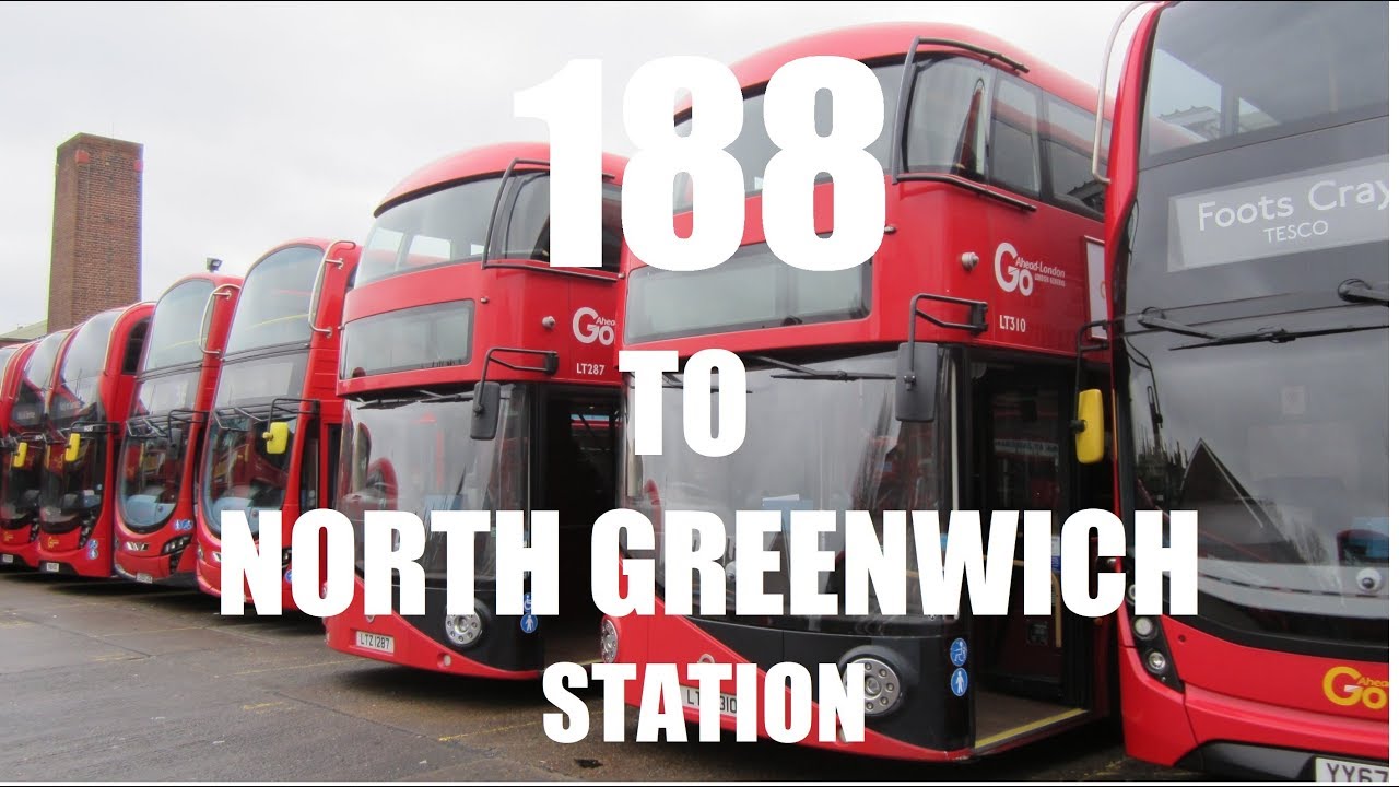 LONDON BUS ROUTE 188 Towards North Greenwich