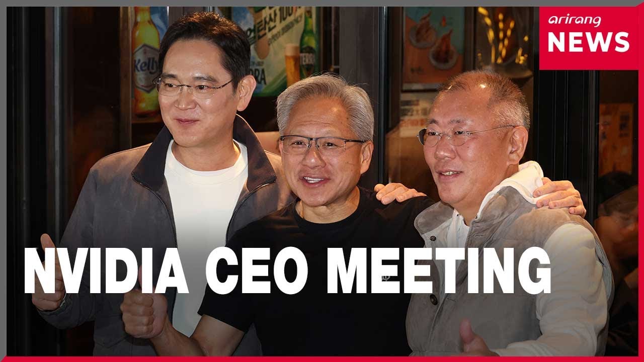 Nvidia CEO meets with Samsung, Hyundai Motor chiefs over fried chicken