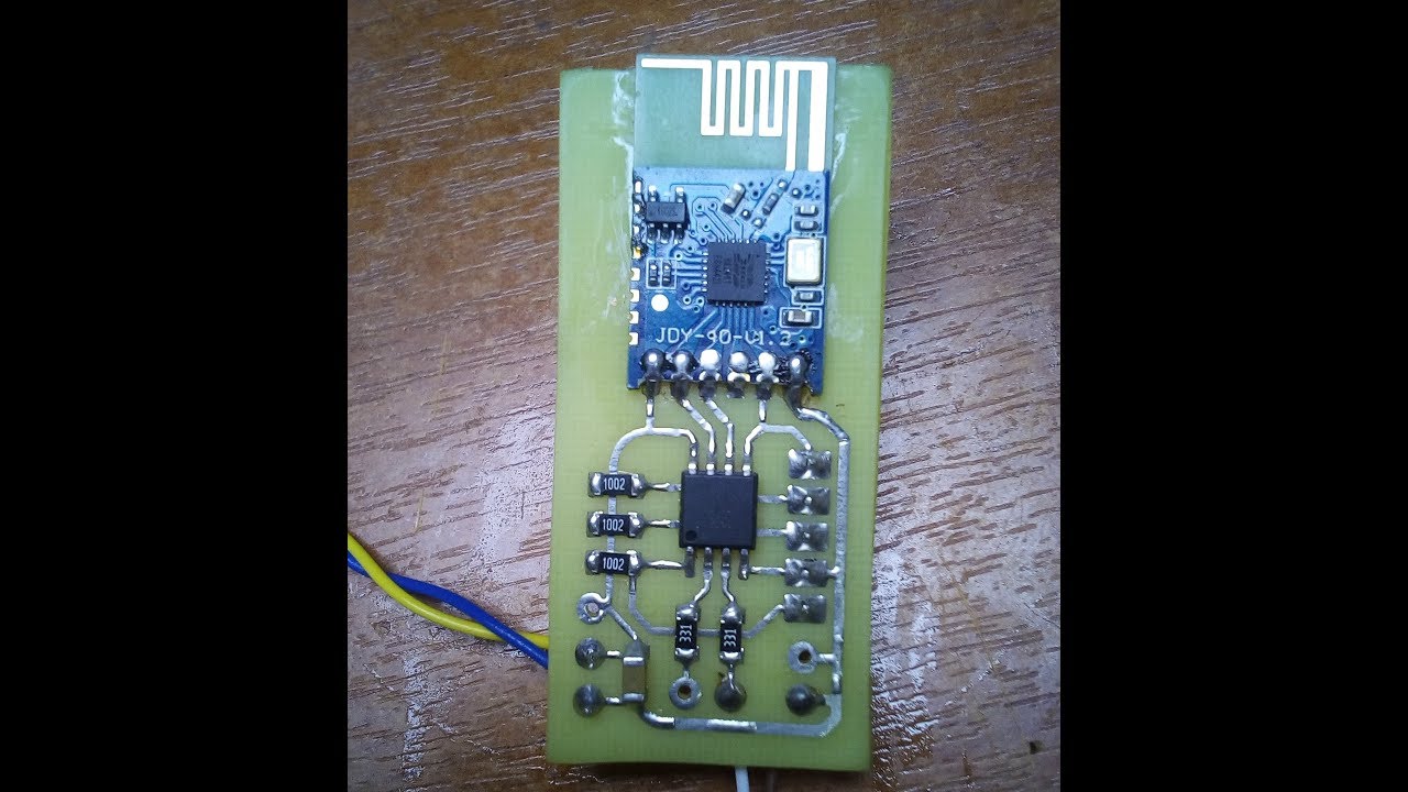 Attiny13 беспроводной охранный модуль на JDY40 железо