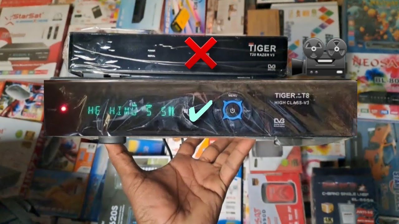 Tiger T8 High Class V3 Big Size Sercit Achi Display Picture quality Best Complete Videoo