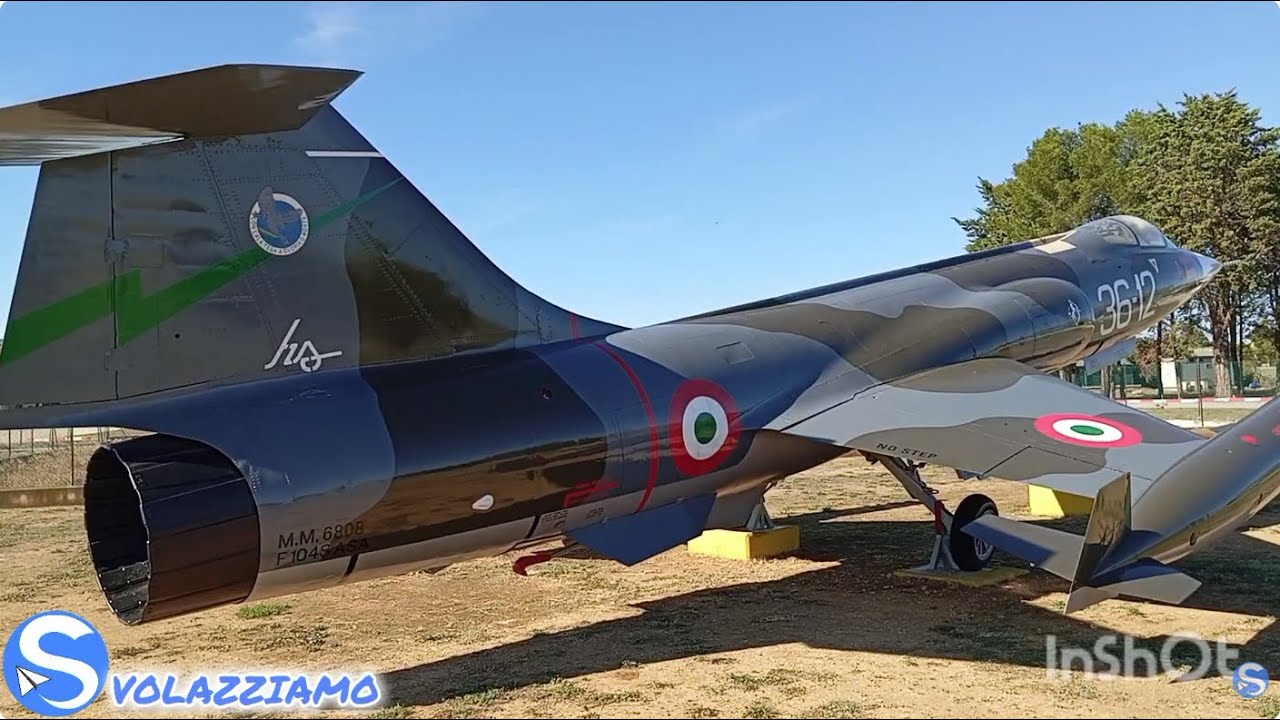 Un giro intorno all' F-104S Starfighter 36-12...con un'inaspettata sorpresa finale