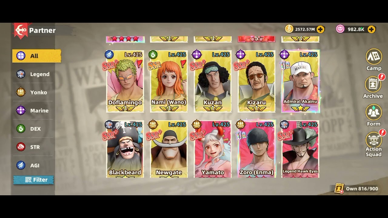 Admiral Akainu UR B10 🥳- One Piece Sailing Tresure 