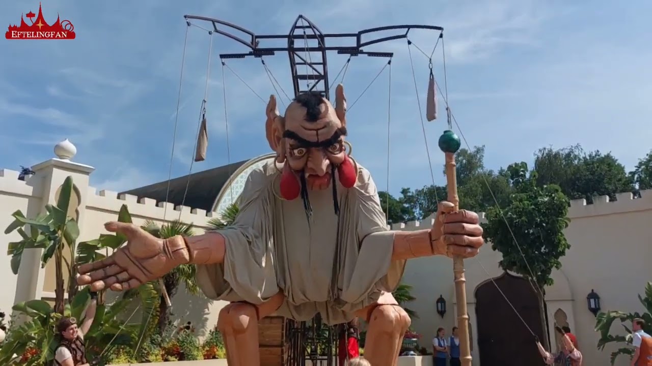 4 uur feestmoment met de Djinn @   Efteling