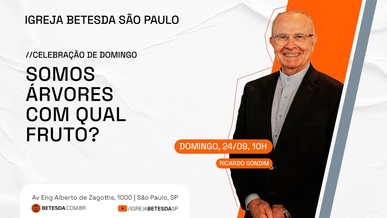 SOMOS ÁRVORES COM QUAL FRUTO ? | RICARDO GONDIM | 24/9/23