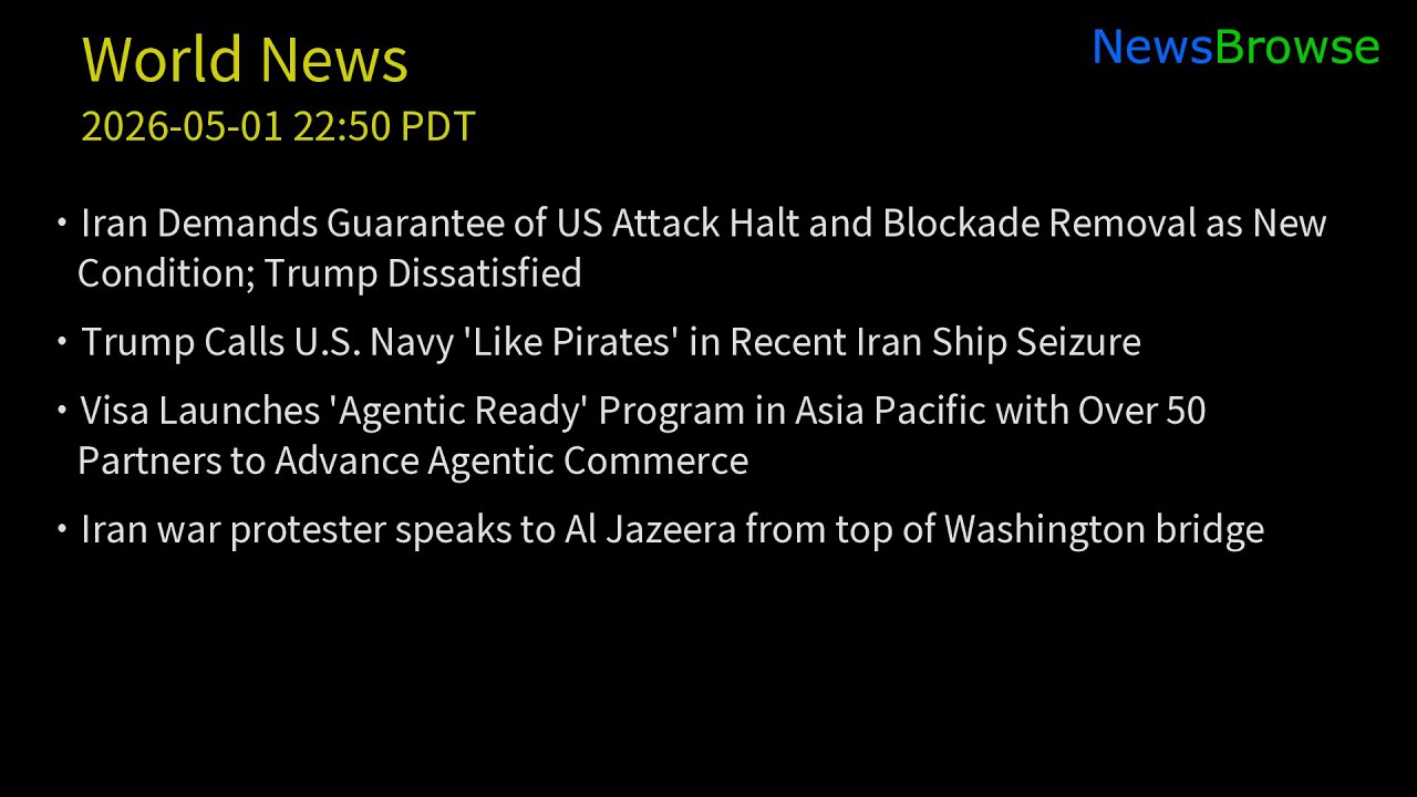 Iran Demands Guarantee of US Attack Halt and Blockade Removal as New Condition; Trump Dissatisfied