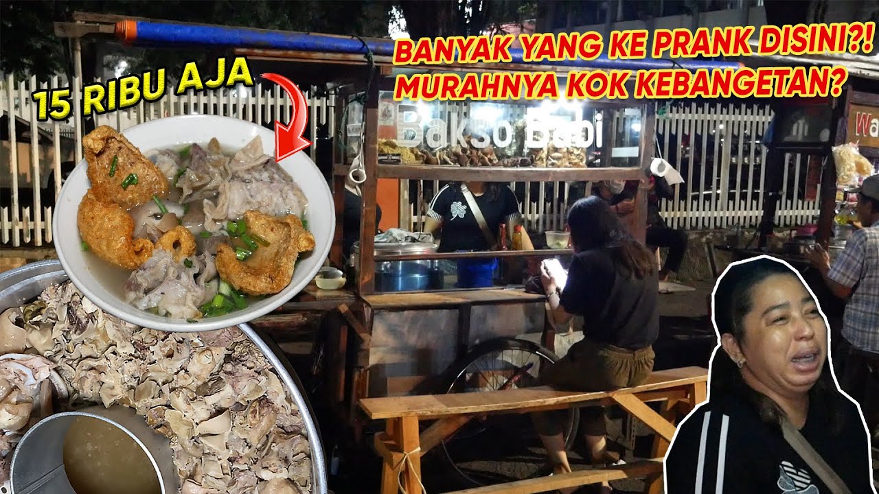 BUSET DEH!!! JUAL BAKSO B4BI DIPINGGIRAN JALAN!? DEKAT PASAR TAPI KOK ADA YANG ANEH?