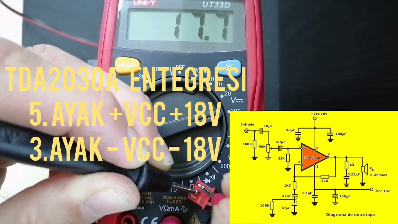 Goldmaster Ses sistemi tuş takımı ve Lcd ekran arızası, Amfi ses sistemi voltajları ve çalışması