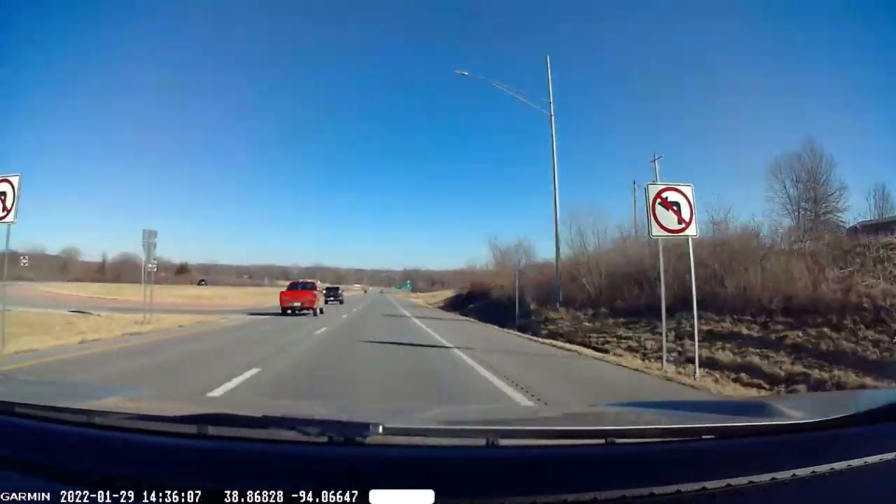 TRAVEL HIGHWAY 50 LEES SUMMIT TO WARRENSBURG MISSOURI IN JANUARY 2022