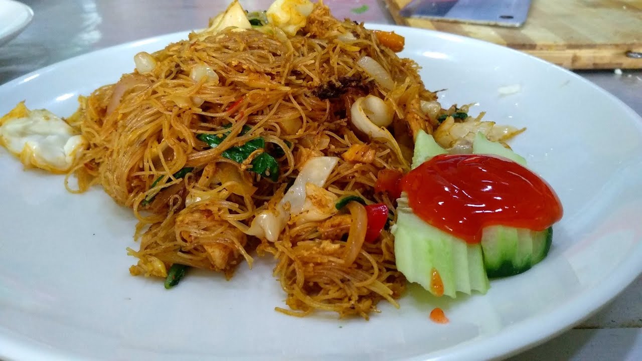 Cara masak Bihun goreng padu