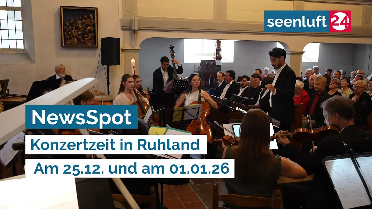 NewsSpot: Konzertzeit in Ruhland - Am 25.12. und am 01.01.26