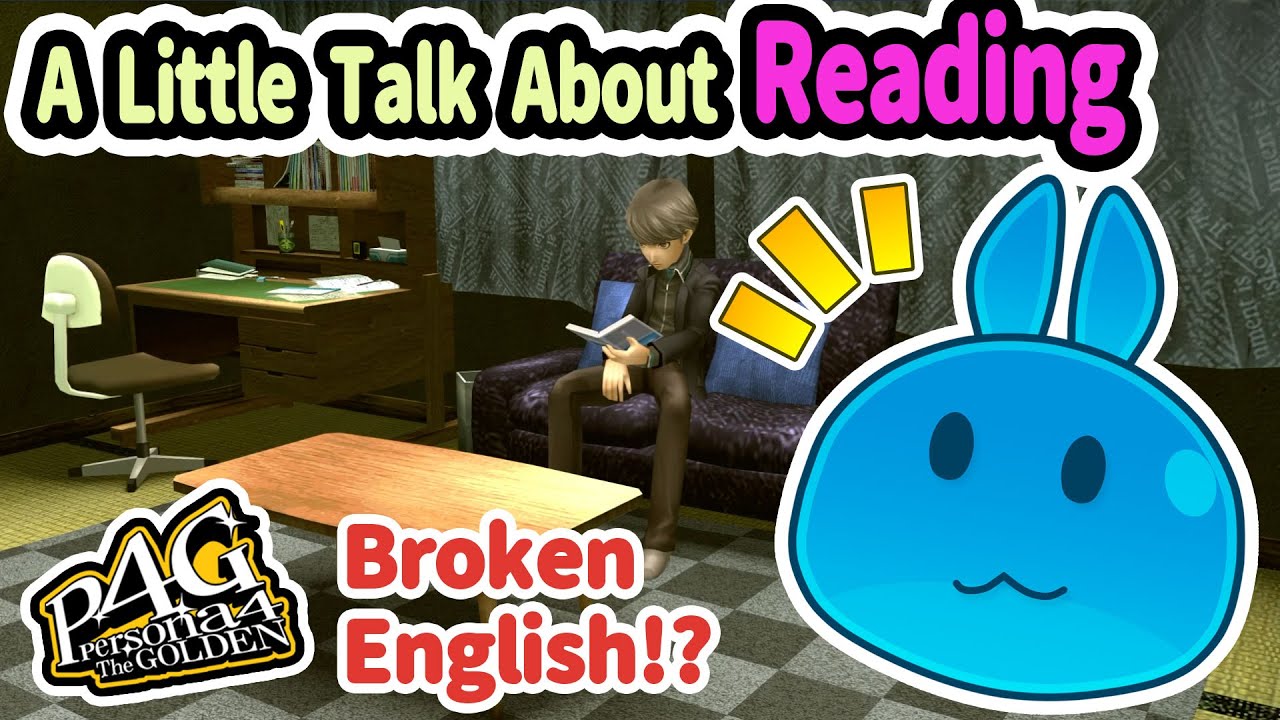 Playing Persona4... With My Very Broken English🐰😂🐰#31|A Little Talk About Reading