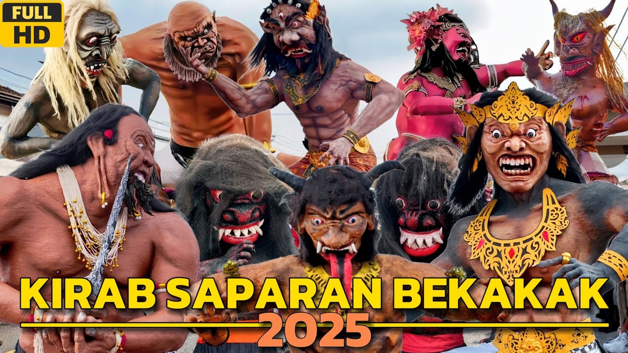 Full Ogoh-ogoh ‼️ Kirab Saparan Bekakak Ambarketawang Gamping Sleman Yogyakarta 2025