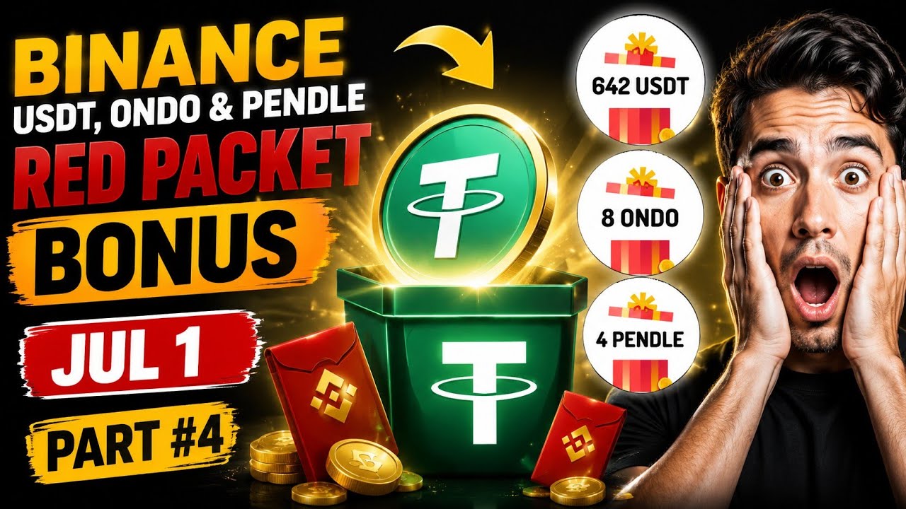 🔥Red packet code in binance today | USDT, ONDO, PENDLE bonus | Red packet code today