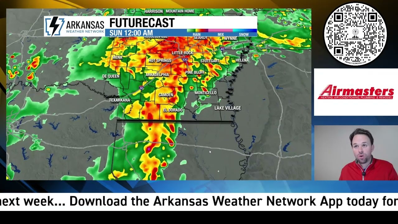 Rain & storms LIKELY Saturday! Heavy rain is a good bet!