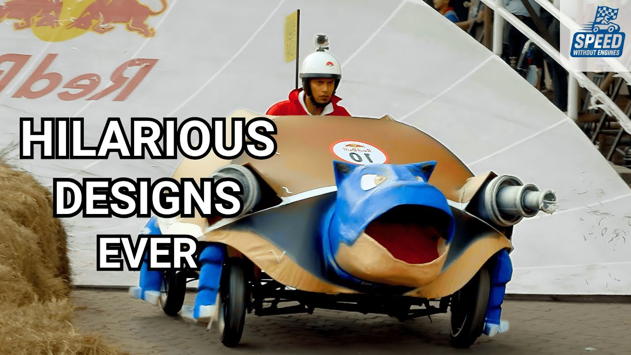 Most Creative & Funniest Soapbox Designs of All Time Vol.2 #soapboxredbullrace