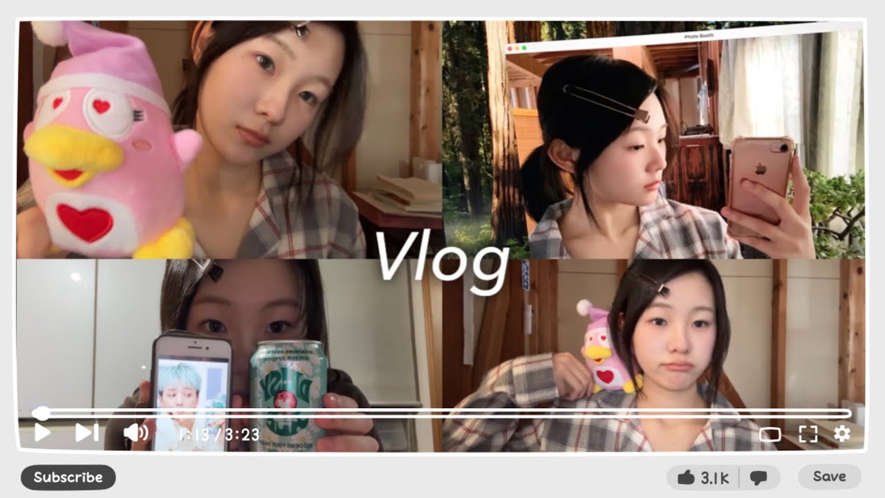 【Vlog】이 사람 또 집에만 있네. この人また家にいるね。